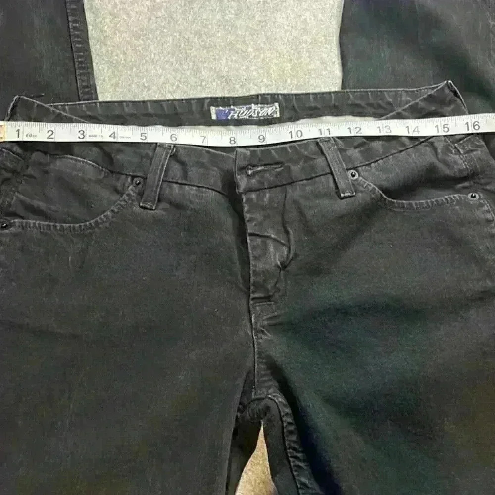 Hudson Straight Leg Premium Denim, Black Wash. - Picture 8 of 13